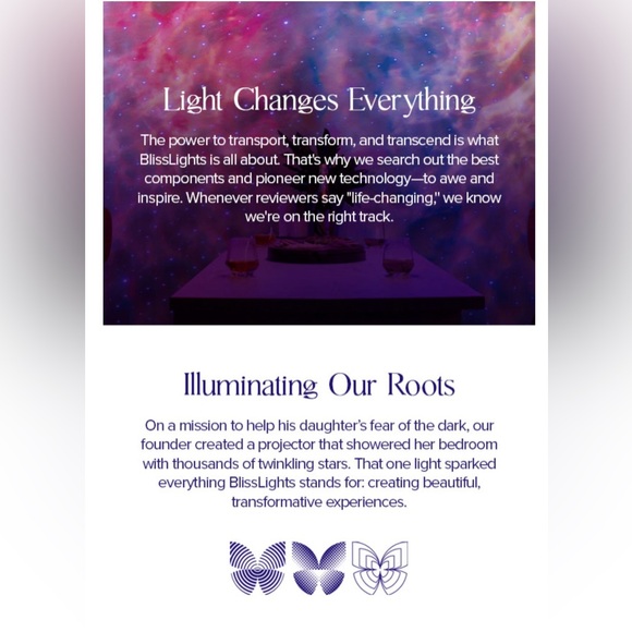 🤩 🌌 💫 BlissLights Sky Lite Projector 📽️ SOLD OUT ONLINE! Amazing Effects! - Picture 5 of 8